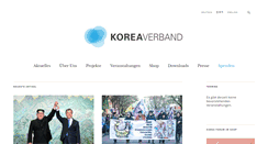 Desktop Screenshot of koreaverband.de